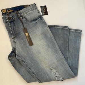 Kut From The Cloth Bardot Crop Skinny Boyfriend Jeans